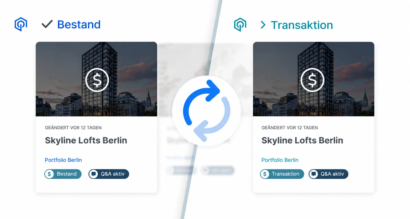 From portfolio to transaction in one click